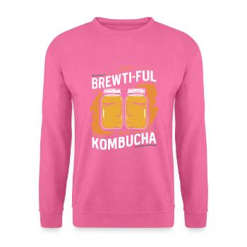 Benefits of Kombucha for Brewer Maker Tea Lover - Unisex Sweatshirt - pink - Front