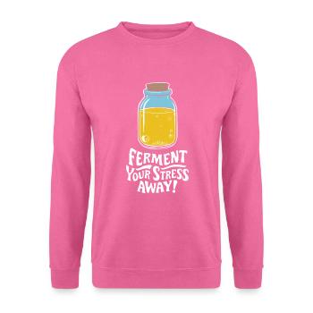 Benefits of Kombucha for Brewer Maker Tea Lover - Unisex Sweatshirt - pink - Front
