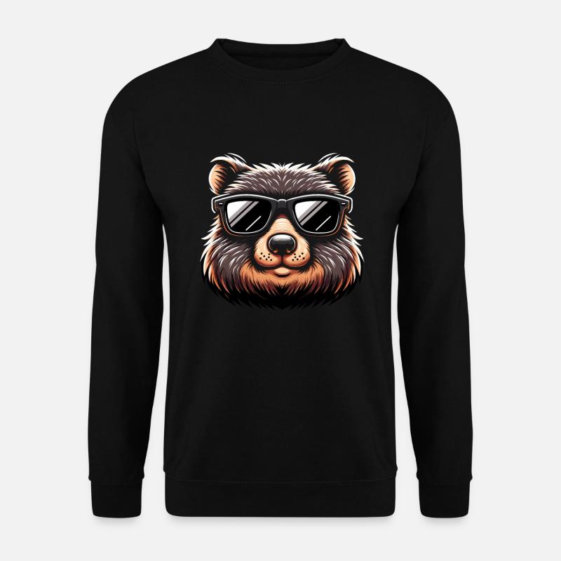 Feeling Wombat-Tastic Heute - Lustiger Wombat - Unisex Pullover - Schwarz