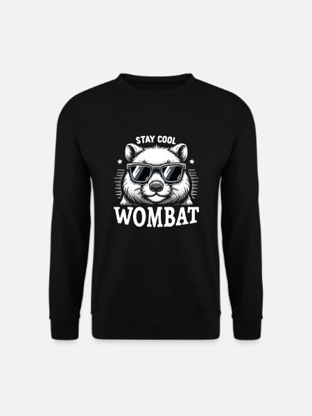 Feeling Wombat-Tastic Today - Funny Wombat - Unisex Sweatshirt - black