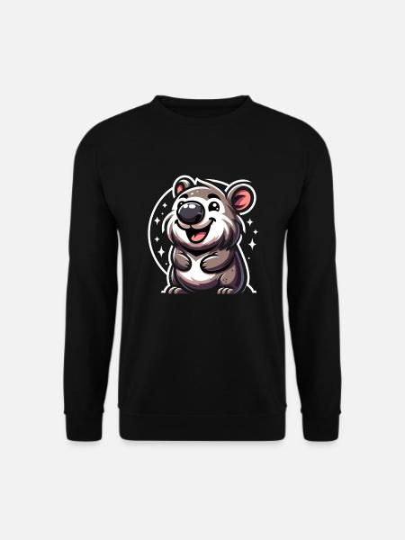 Feeling Wombat-Tastic Today - Funny Wombat - Unisex Sweatshirt - black