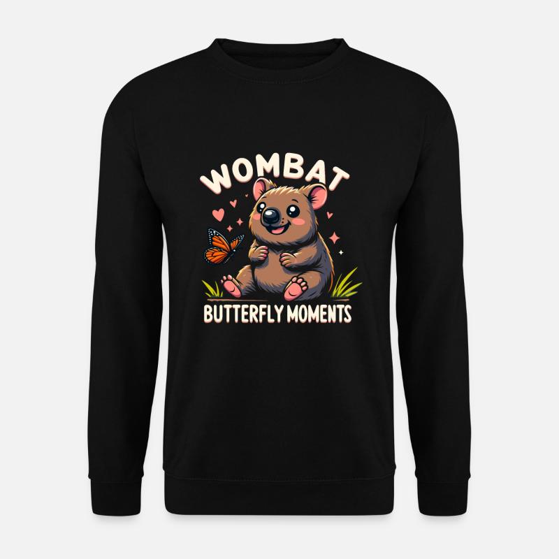 Feeling Wombat-Tastic Heute - Lustiger Wombat - Unisex Pullover - Schwarz