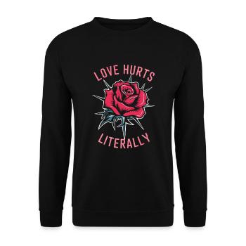 Renouveau de l’emo et mode alternative pour les enfants de la scène - Sweat-shirt Unisexe - noir - Devant - Alina (178cm) & Michal (187cm)
