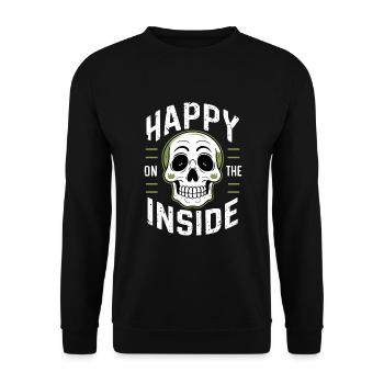 Renouveau de l’emo et mode alternative pour les enfants de la scène - Sweat-shirt Unisexe - noir - Devant - Alina (178cm) & Michal (187cm)