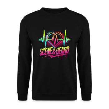 Revival emo et mode alternative pour Scene Kids - Sweat-shirt Unisexe - noir - Devant - Alina (178cm) & Michal (187cm)