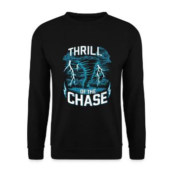 Découvrez le monde fascinant de la chasse aux tornades - Sweat-shirt Unisexe - noir - Devant - Alina (178cm) & Michal (187cm)