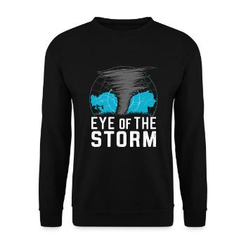 Découvrez le monde fascinant de la chasse aux tornades - Sweat-shirt Unisexe - noir - Devant - Alina (178cm) & Michal (187cm)