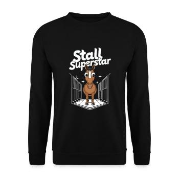 Motifs de chevaux amusants pour les amoureux des chevaux et - Sweat-shirt Unisexe - noir - Devant - Alina (178cm) & Michal (187cm)