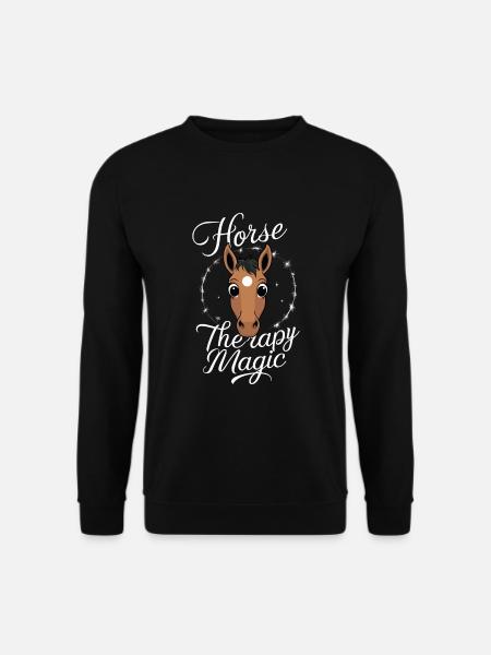 Guérison par l’équithérapie et - Sweat-shirt Unisexe - noir