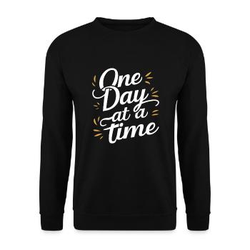 recovery from alcohol dependence sobriety aa - Unisex Sweatshirt - black - Front - Alina (178cm) & Michal (187cm)