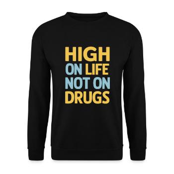 recovery from alcohol dependence sobriety aa - Unisex Sweatshirt - black - Front - Alina (178cm) & Michal (187cm)