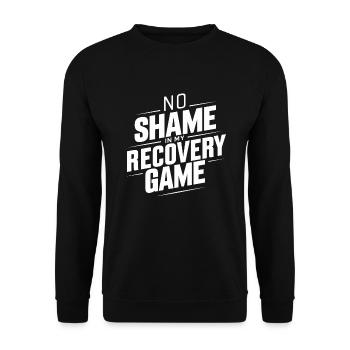 recovery from alcohol dependence sobriety aa - Unisex Sweatshirt - black - Front - Alina (178cm) & Michal (187cm)