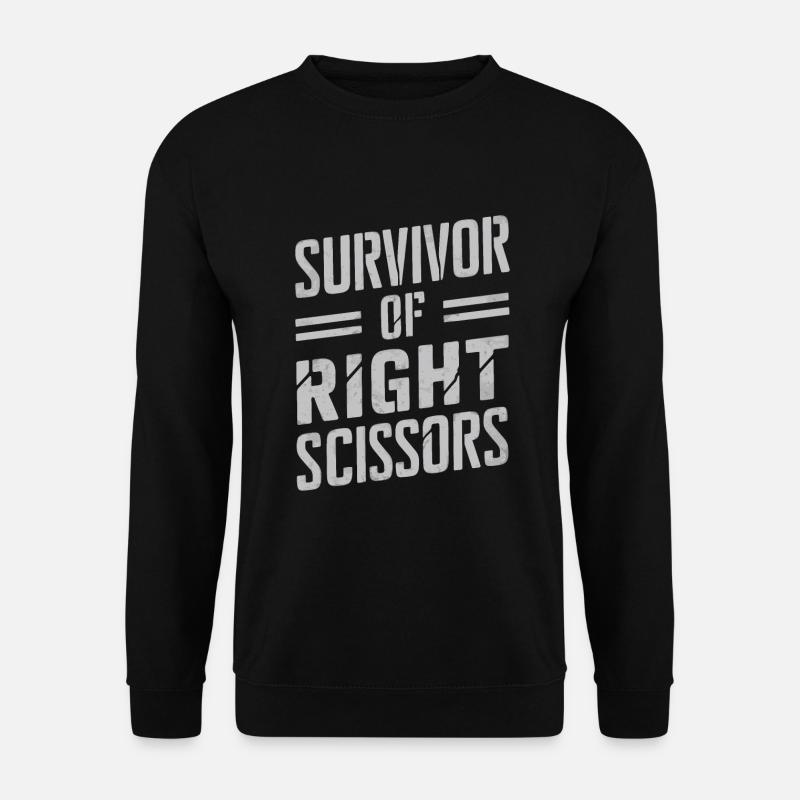 Linkshänder Lefty Left-hander Leftie Buddy - Unisex Pullover - Schwarz
