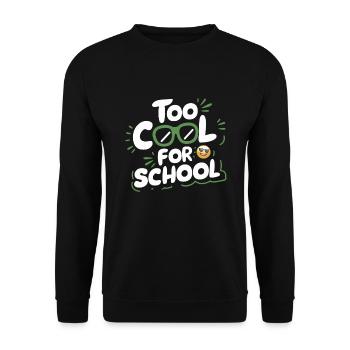 Homeschool Mom Dad Family Life Community Journey - Unisex Pullover - Schwarz - Vorne - Alina (178cm) & Michal (187cm)
