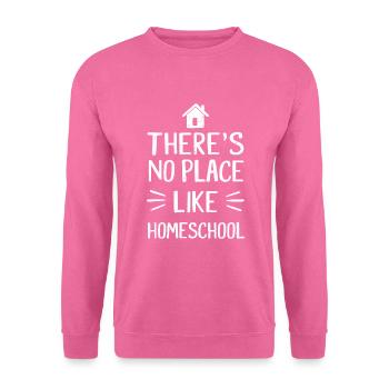 École-maison Maman Papa Vie de famille Parcours communautaire - Sweat-shirt Unisexe - rose - Devant