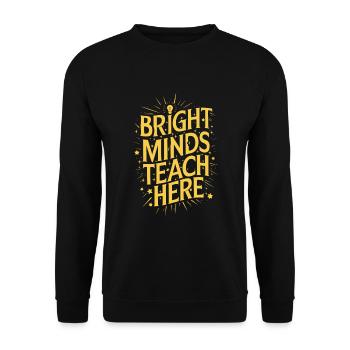 Homeschool Mom Dad Family Life Community Journey - Unisex Sweatshirt - black - Front - Alina (178cm) & Michal (187cm)