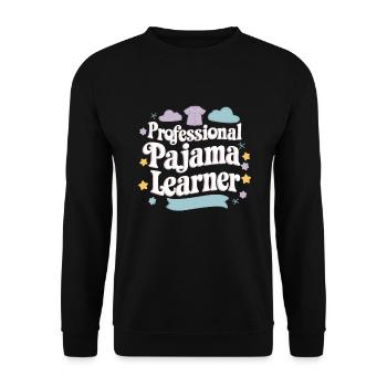 Homeschool Mom Dad Family Life Community Journey - Unisex Sweatshirt - black - Front - Alina (178cm) & Michal (187cm)