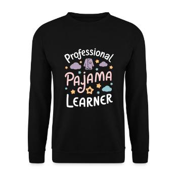 Homeschool Mom Dad Family Life Community Journey - Unisex Sweatshirt - black - Front - Alina (178cm) & Michal (187cm)