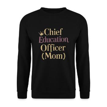 Homeschool Mom Dad Family Life Community Journey - Unisex Sweatshirt - black - Front - Alina (178cm) & Michal (187cm)