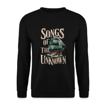 Sailors Sea Shanty Singing Ship Adventures - Unisex Sweatshirt - black - Front - Alina (178cm) & Michal (187cm)