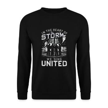 marins Sea Shanty Chant Ship Adventures - Sweat-shirt Unisexe - noir - Devant - Alina (178cm) & Michal (187cm)