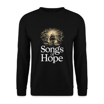 marins Sea Shanty Chant Ship Adventures - Sweat-shirt Unisexe - noir - Devant - Alina (178cm) & Michal (187cm)