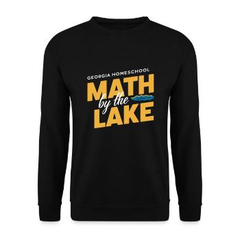 Georgia Homeschool Mom Life in Peach State - Unisex Sweatshirt - black - Front - Alina (178cm) & Michal (187cm)