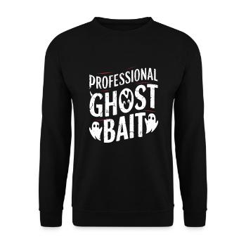 Ghost Bait Halloween Parapsychology Paranormal - Unisex Sweatshirt - black - Front - Alina (178cm) & Michal (187cm)