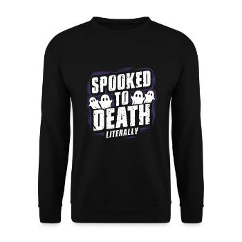 Ghost Bait Halloween Parapsychology Paranormal - Unisex Sweatshirt - black - Front - Alina (178cm) & Michal (187cm)