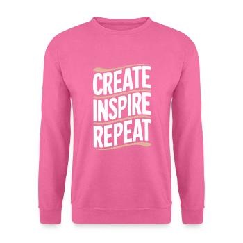 Sculpteurs de sable professionnels sur la plage du - Sweat-shirt Unisexe - rose - Devant