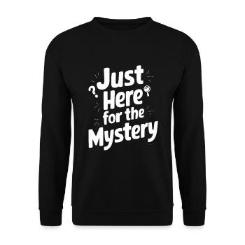 Meurtre Mystère Tenue De Dîner, Fête, Scène De Crime - Sweat-shirt Unisexe - noir - Devant - Alina (178cm) & Michal (187cm)