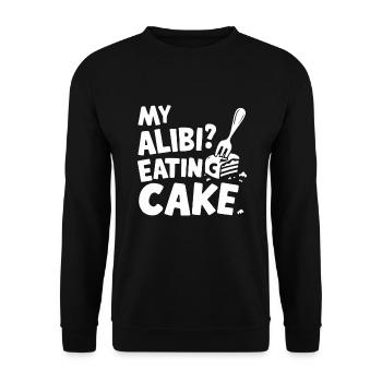 Meurtre Mystère Tenue de dîner, Fête, Scène de crime - Sweat-shirt Unisexe - noir - Devant - Alina (178cm) & Michal (187cm)