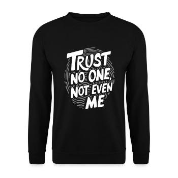 Meurtre Mystère Tenue De Dîner, Fête, Scène De Crime - Sweat-shirt Unisexe - noir - Devant - Alina (178cm) & Michal (187cm)