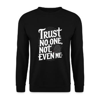 Meurtre Mystère Tenue de dîner, Fête, Scène de crime - Sweat-shirt Unisexe - noir - Devant - Alina (178cm) & Michal (187cm)