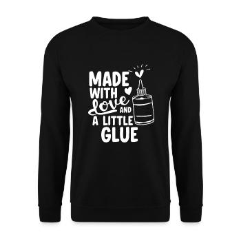Cardmaker Scrapbooking Card Making Sets For - Unisex Sweatshirt - black - Front - Alina (178cm) & Michal (187cm)