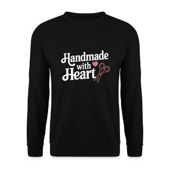 Cardmaker Scrapbooking Card Making Sets For - Unisex Sweatshirt - black - Front - Alina (178cm) & Michal (187cm)