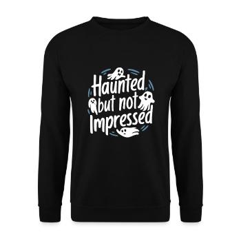 Ghost Bait Halloween Parapsychology Paranormal - Unisex Sweatshirt - black - Front - Alina (178cm) & Michal (187cm)