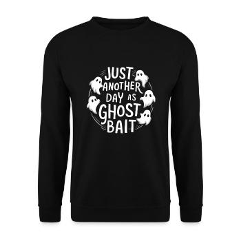 Ghost Bait Halloween Parapsychology Paranormal - Unisex Sweatshirt - black - Front - Alina (178cm) & Michal (187cm)