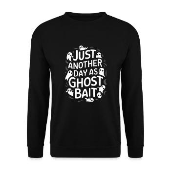 Appât fantôme Halloween Parapsychologie Paranormal - Sweat-shirt Unisexe - noir - Devant - Alina (178cm) & Michal (187cm)