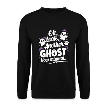 Ghost Bait Halloween Parapsychology Paranormal - Unisex Sweatshirt - black - Front - Alina (178cm) & Michal (187cm)