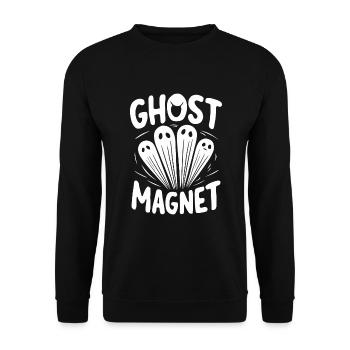 Ghost Bait Halloween Parapsychology Paranormal - Unisex Sweatshirt - black - Front - Alina (178cm) & Michal (187cm)