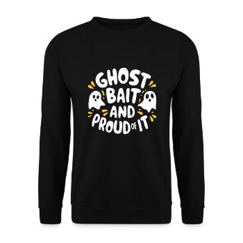Ghost Bait Halloween Parapsychology Paranormal - Unisex Sweatshirt - black - Front - Alina (178cm) & Michal (187cm)