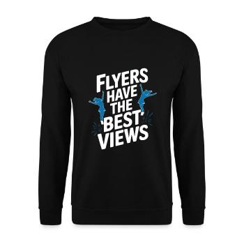 Cheerleading and Stunt Team Training for Spirit - Unisex Sweatshirt - black - Front - Alina (178cm) & Michal (187cm)