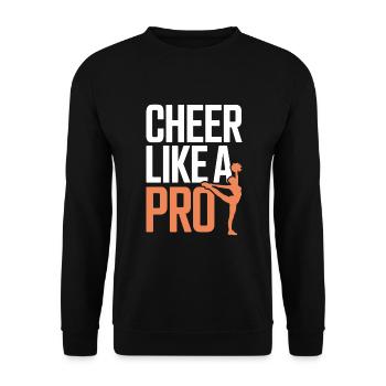 Cheerleading and Stunt Team Training for Spirit - Unisex Sweatshirt - black - Front - Alina (178cm) & Michal (187cm)