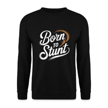 Cheerleading and Stunt Team Training for Spirit - Unisex Sweatshirt - black - Front - Alina (178cm) & Michal (187cm)