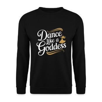 Mouvements rythmiques en danse orientale : - Sweat-shirt Unisexe - noir - Devant - Alina (178cm) & Michal (187cm)