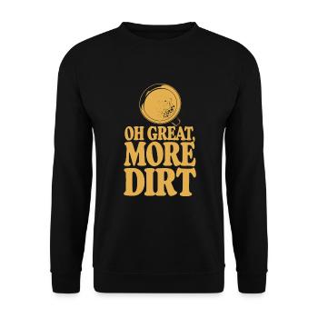 Gold Rush Adventure Gold Prospector Treasure Hunt - Unisex Sweatshirt - black - Front - Alina (178cm) & Michal (187cm)