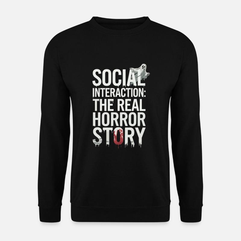 Introversion Alternative style Emotional - Unisex Sweatshirt - black
