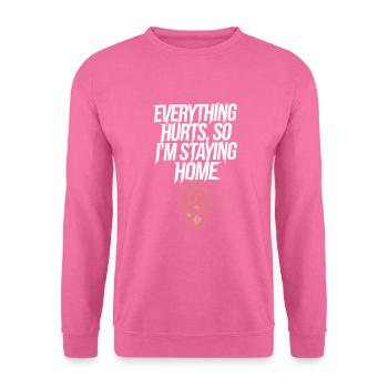 Introversion Alternative style Emotional - Unisex Sweatshirt - pink - Front