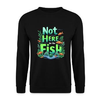 Aquascaping Enthusiast Underwater Gardening - Unisex Sweatshirt - black - Front - Alina (178cm) & Michal (187cm)